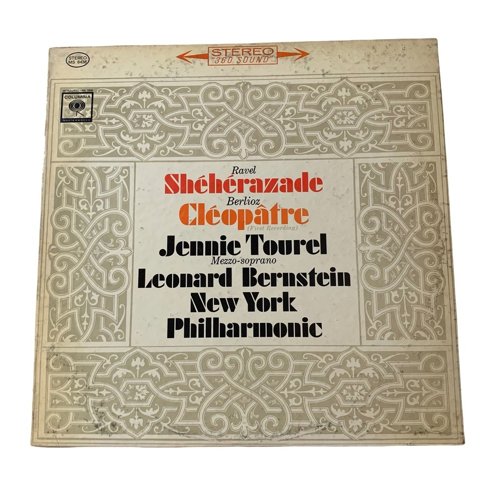 Bernstein Ravel Shéhérazade Berlioz Cléopâtre Jennie Tourel NYP Columbia